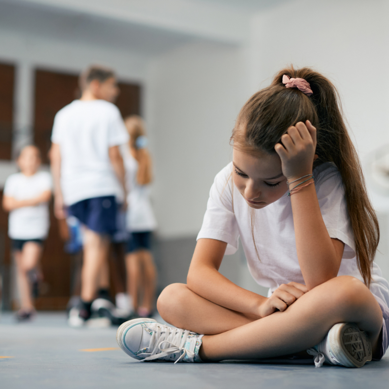 child who is sad